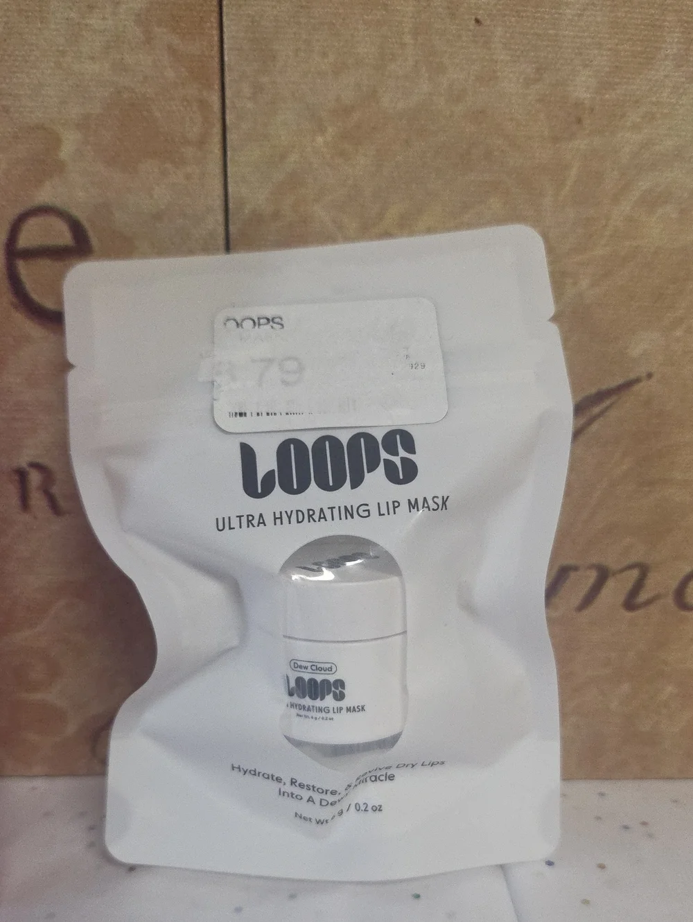 LOOPs Glow & Hydrating Lip Masks — Pink, Green, White Set Of 3